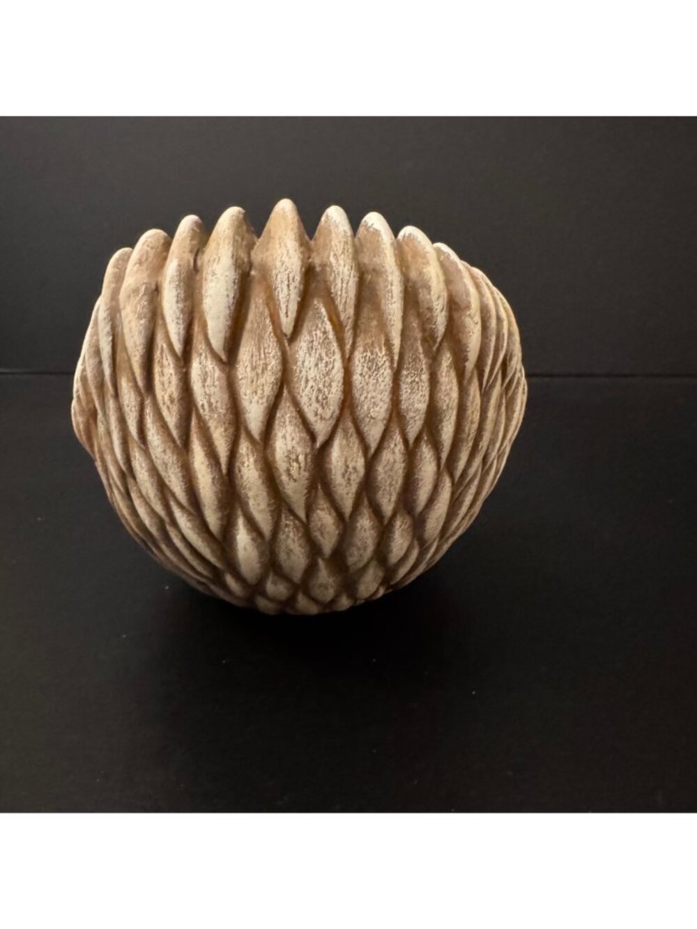Ceramic Hedgehog Figurine Sculpture In Neutral Brown Tones For Home Decor - Picture 6 of 10
